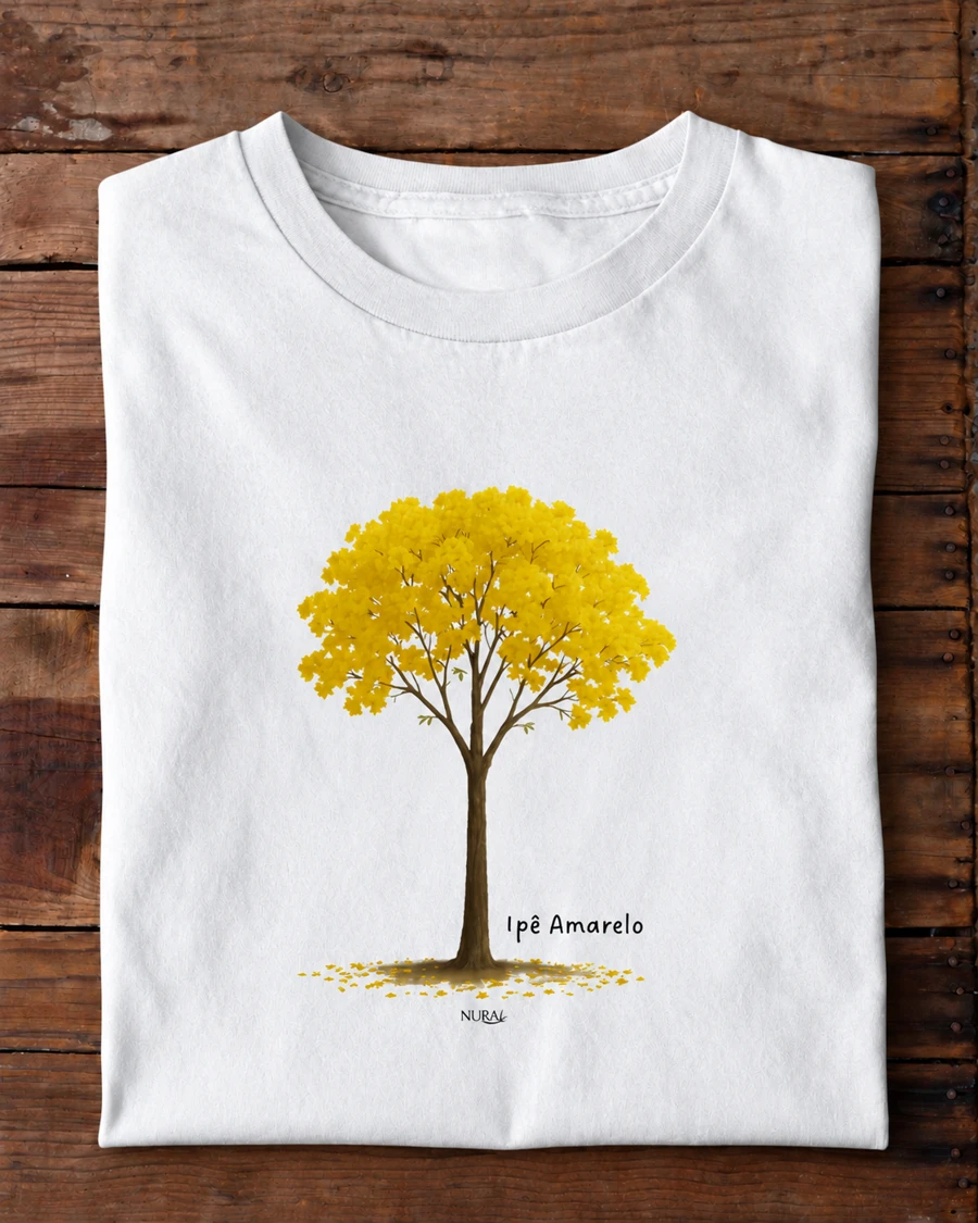 Camiseta Nura Ipê Amarelo