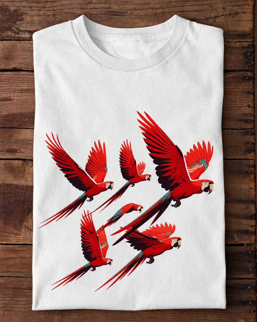 Camiseta Nura Sinfonia Vermelha